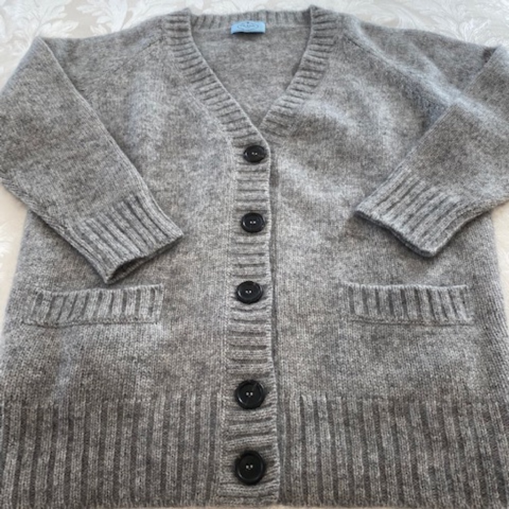 Prada Lambswool Cardigan
